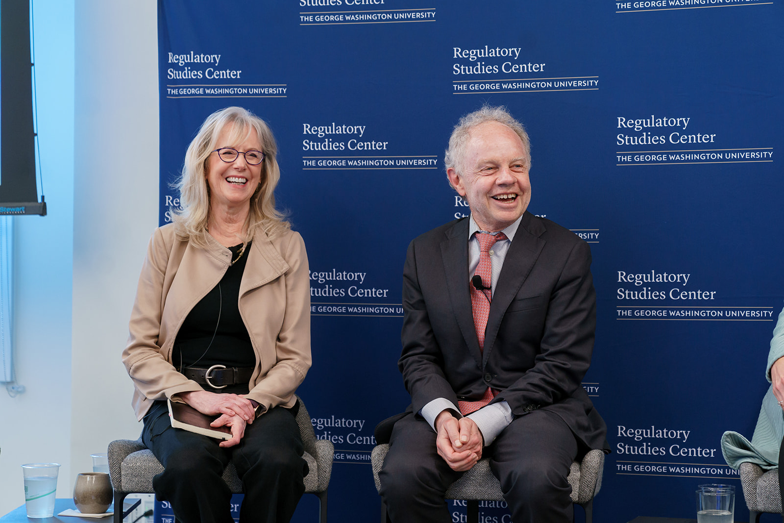 Susan Dudley and Richard Revesz on a panel of OIRA administrators Susan Dudley and Richard Revesz on a panel of OIRA administrators - May 2023