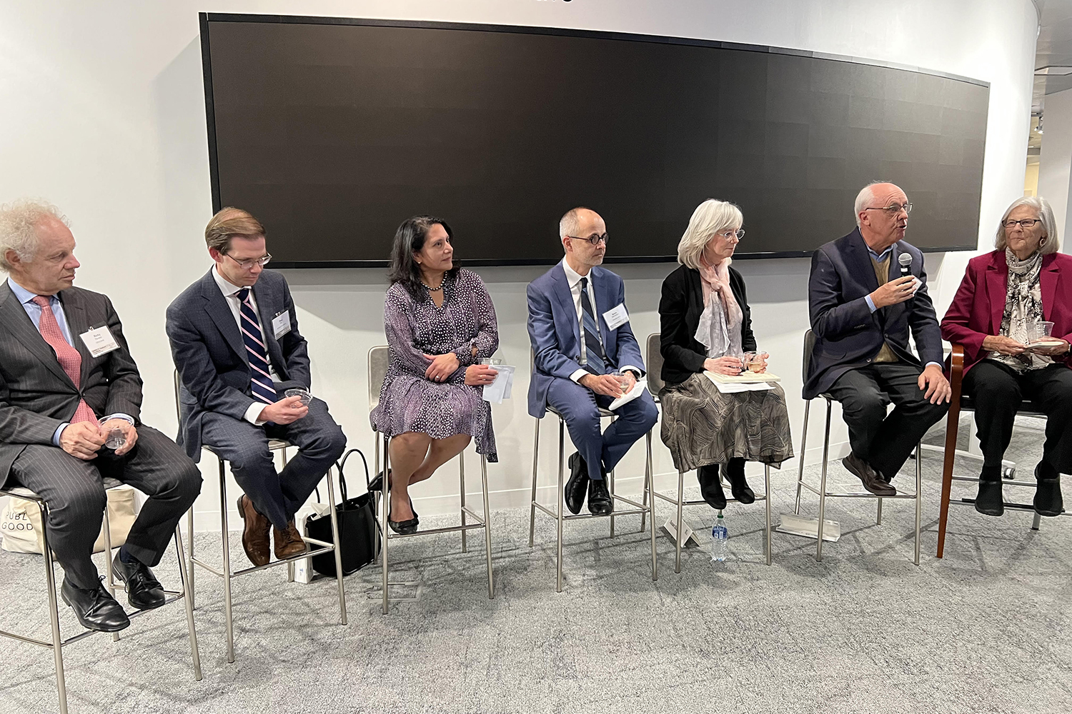 Current and former OIRA Administrators at reception