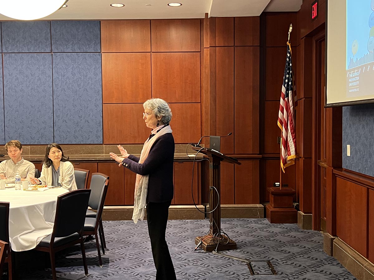 Susan Dudley presents a seminar on regulatory policy on Capitol Hill