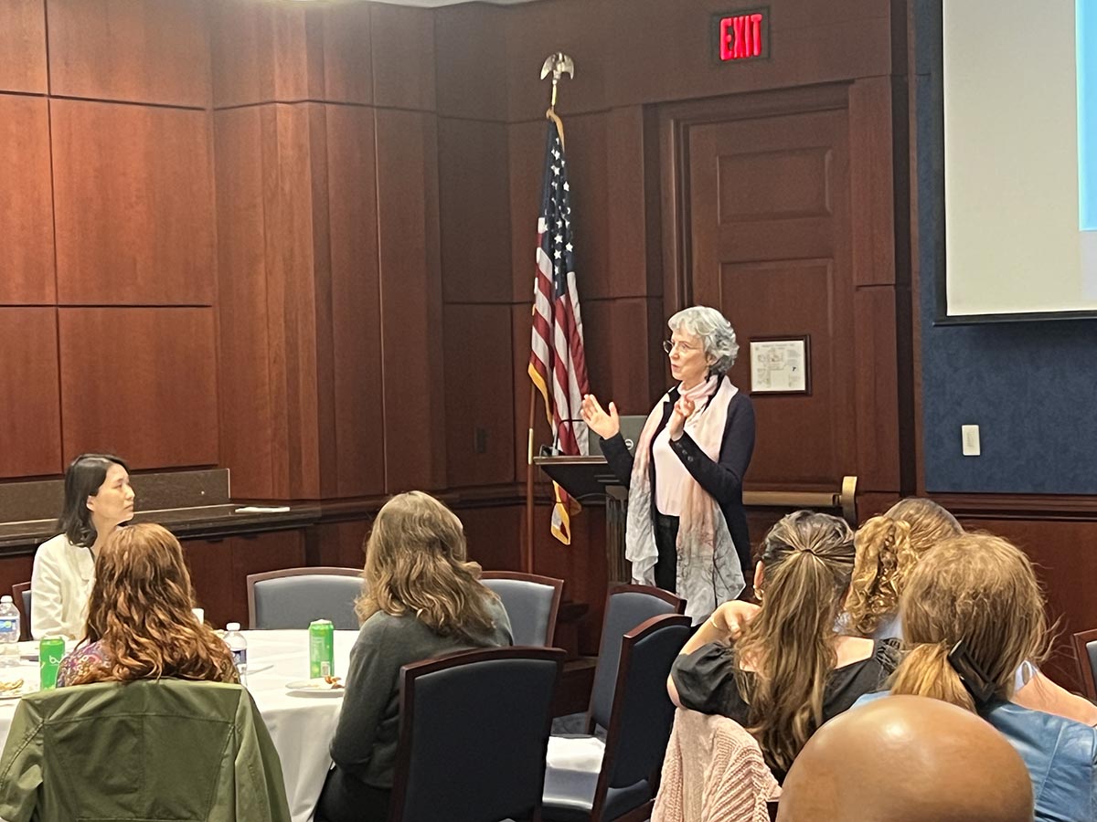Susan Dudley presents a seminar on regulatory policy on Capitol Hill