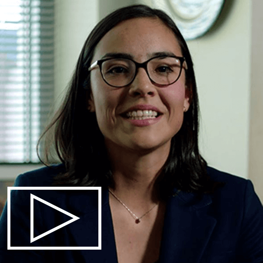 Ana Maria Zárate Moreno; video playback button overlaid on image