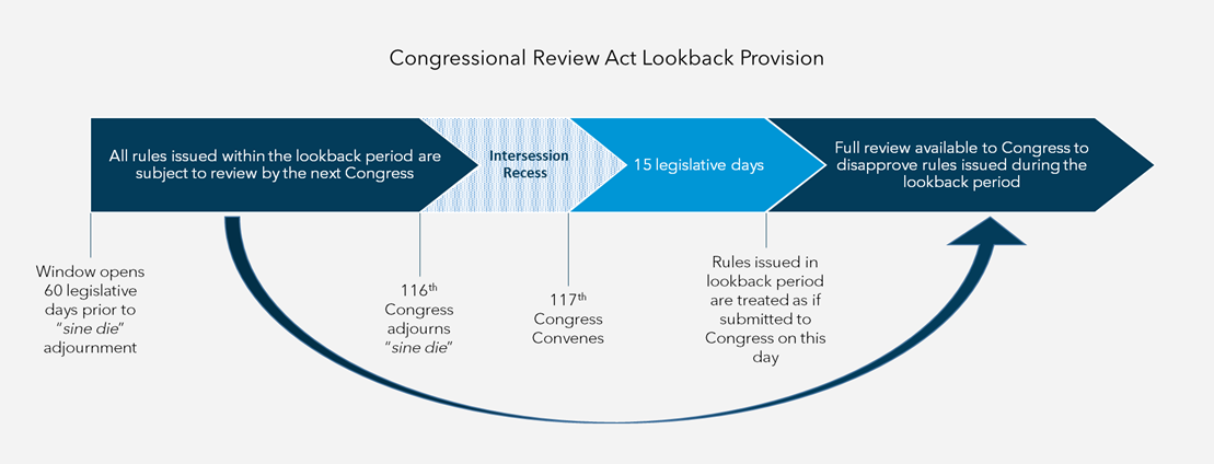 Graphic depicting the Congressional Review Act Lookback Provision
