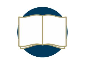 Image of magnifying glass over speech buble.