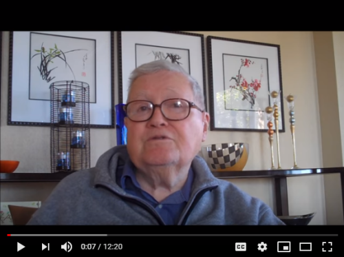 Screenshot of Gordon Tulluck's interview on YouTube