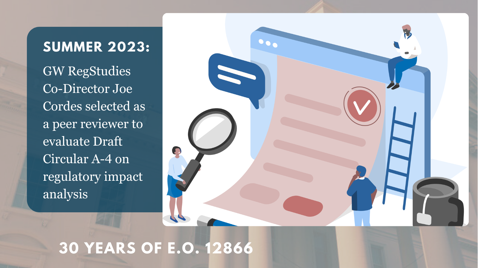 Slide 16: 30 Years of EO 12866