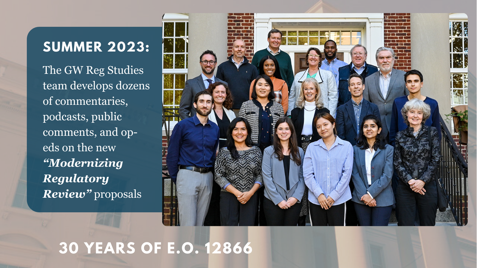 Slide 17: 30 Years of EO 12866