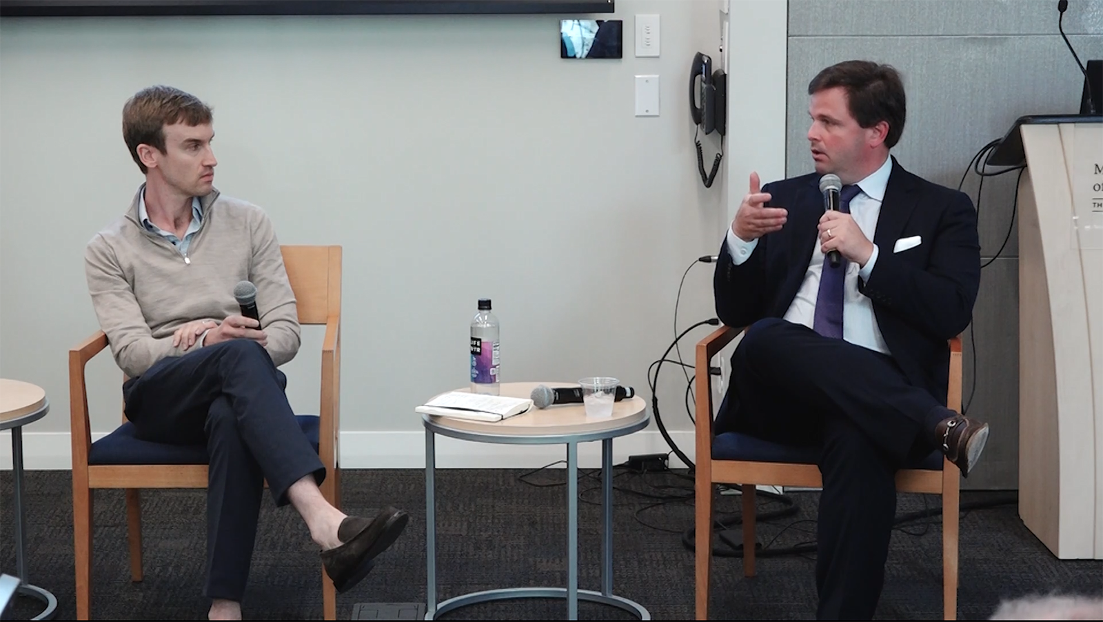 Event photo: fireside chat, Can AI Streamline Regulation and Reduce Compliance Burdens?