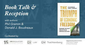 Book talk banner image, The Triumph of Economic Freedom